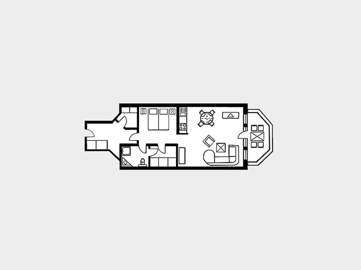Strandvillen Binz - 1-Raum-Ferienwohnung Mit Meerblick Und Balkon Sv-763 Экстерьер фото